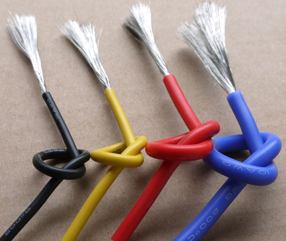 Flame Retardant Silicone Rubber Insulated Cable , Electric Heater Wire UL3222