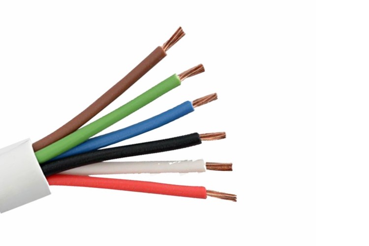 Household 2 Core Electrical Wire , FEP/PFA Industrial Electric Wire And
