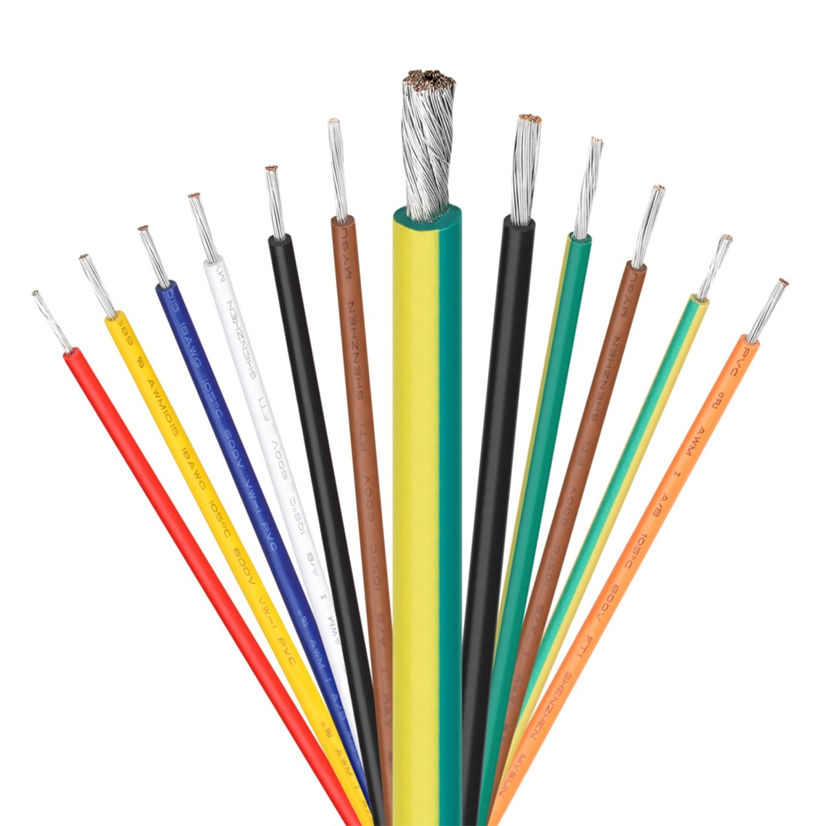 Packing Insulated Wire Electronic Equipment PVC Sheathed Cable