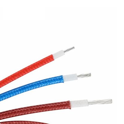 UL3122 200C 300V 16-26AWG Tinned Copper Silicone Fiberglass Braided Wire for Home Appliances