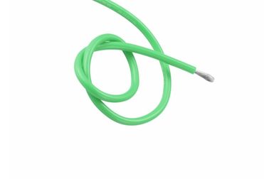 Green 1.5mm Silicone Rubber Insulated Wire For Electric Motor UL3512