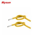Yellow 22awg 150deg Silicone Rubber Insulated Wire For LED Lighting Application