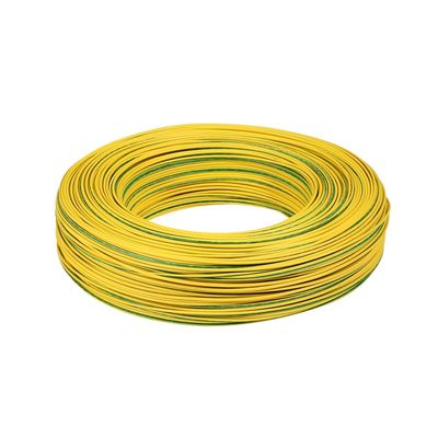 Yellow / Green XLPE Insulated Wire 750V 125C 20AWG For Home Appliances