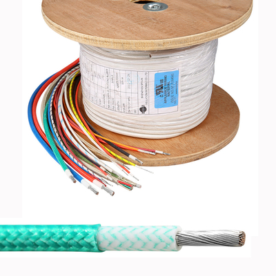 UL3122 Flexible Insulated Wire 16AWG Copper Conductor Fiberglass Braiding Cable