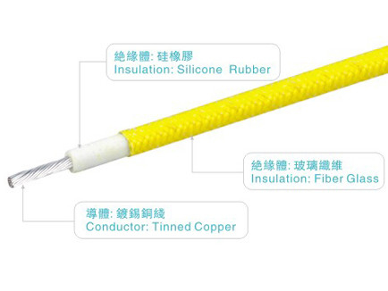 Industrial Power Heater Silicone Rubber Wires 600V/200C UL758 AWM3172 18AWG