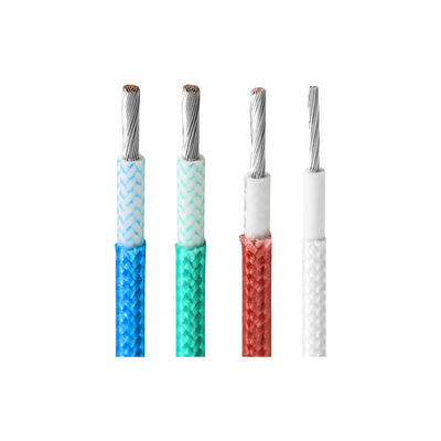 2AWG 4AWG 6AWG 8AWG 10AWG 12AWG 14AWG 16AWG Flexible Fiber Glass Braid Tinned Copper Silicone Rubber Wire