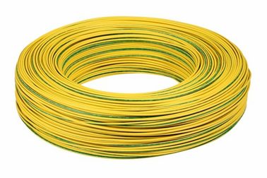 Yellow PVC Insulated Copper Wire / 14 Awg Electrical Wire UL1015 Low Eccentricity