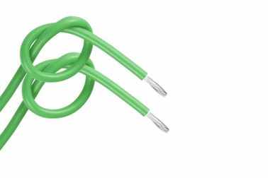 Green 1.5mm Silicone Rubber Insulated Wire For Electric Motor UL3512